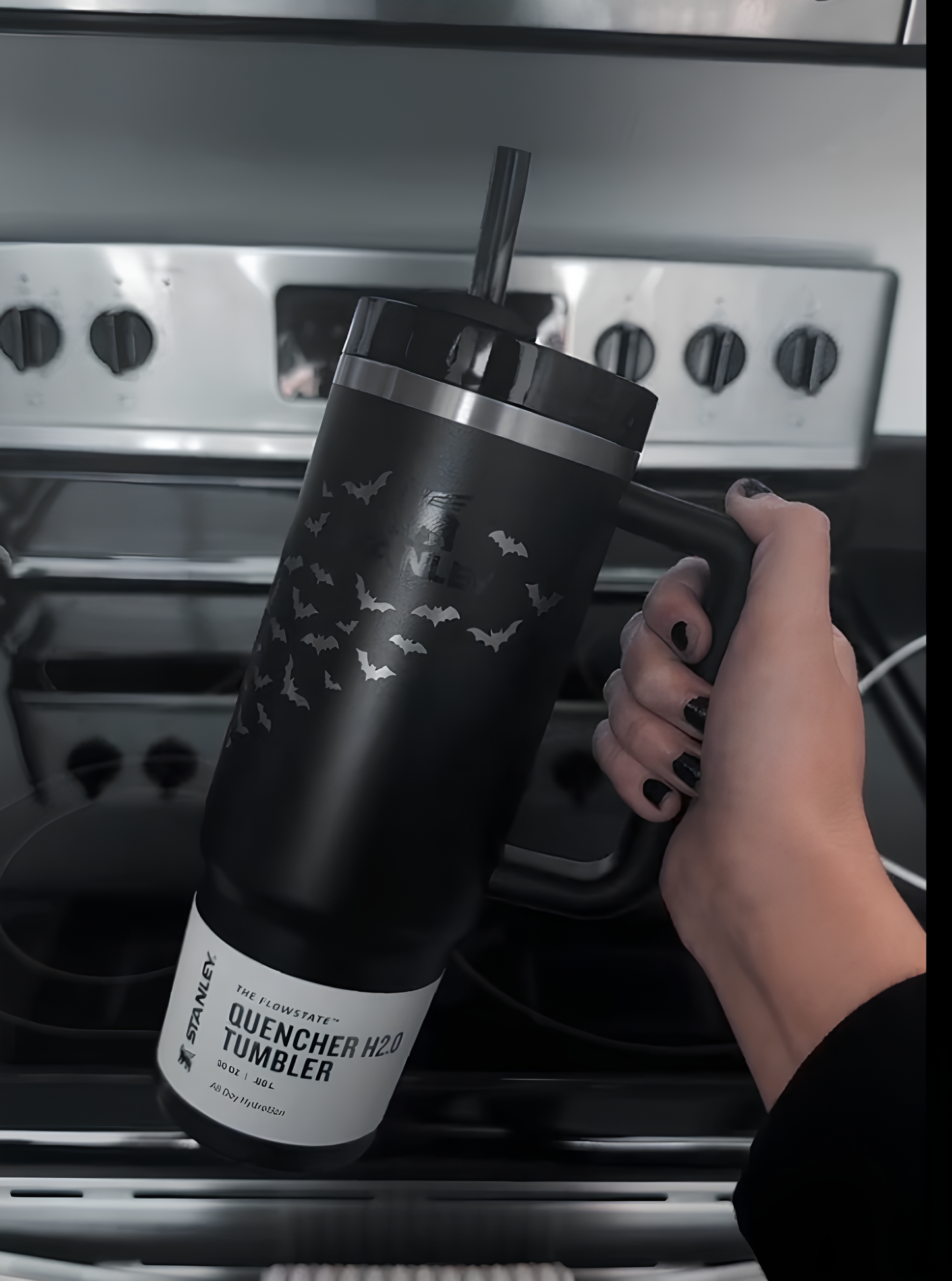 Bat Engraved Stanley 40oz Tumbler