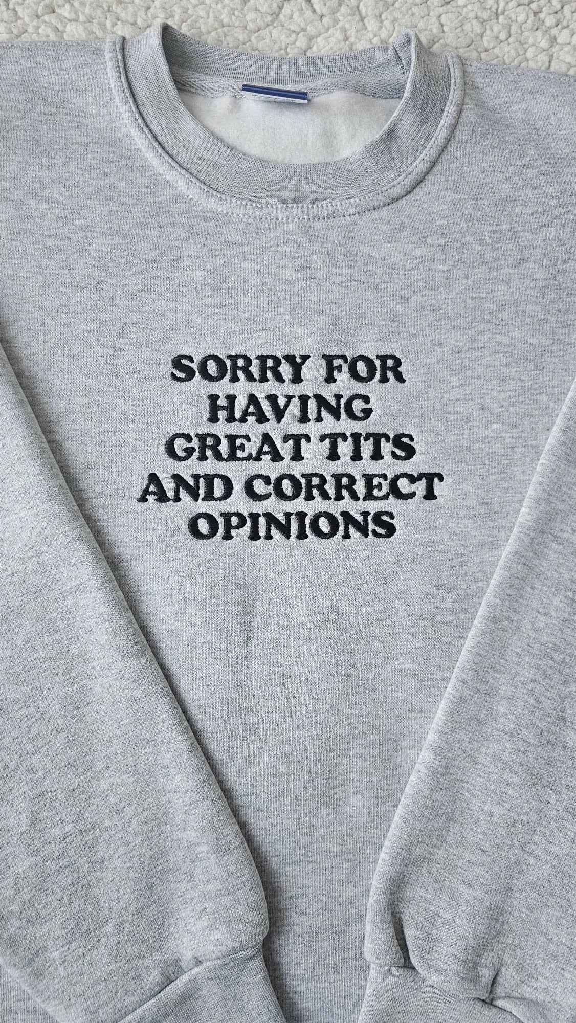 GREAT TITS AND CORRECT OPINIONS