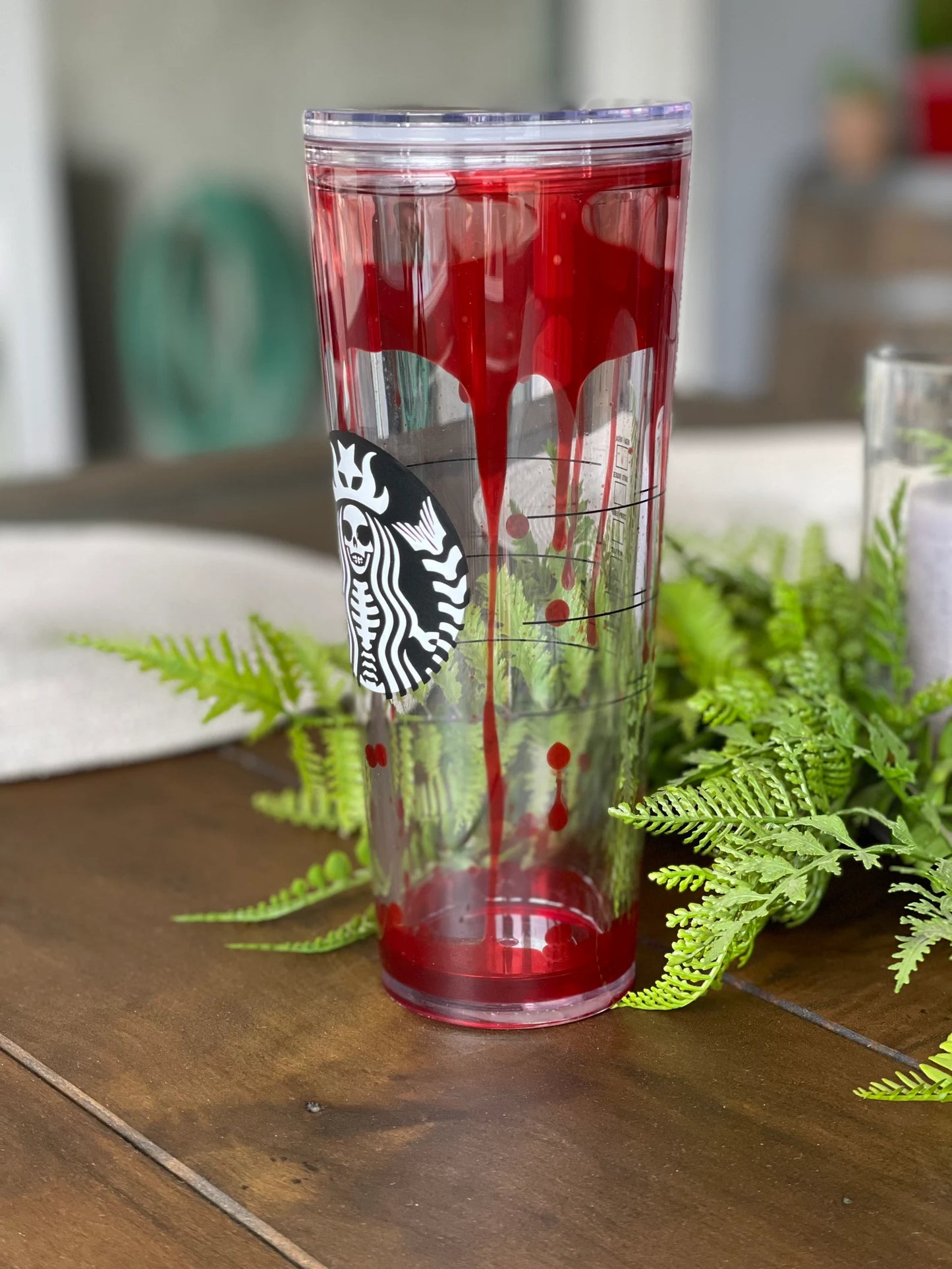 Blood Drip Skeleton Tumbler