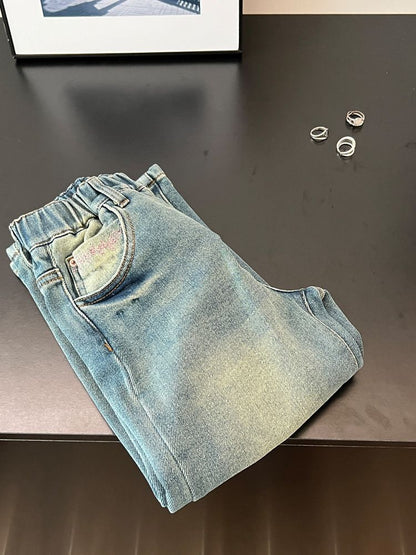 Kids bow jeans