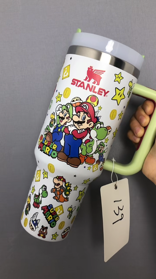 Super Mario Adventure 40 oz Tumbler
