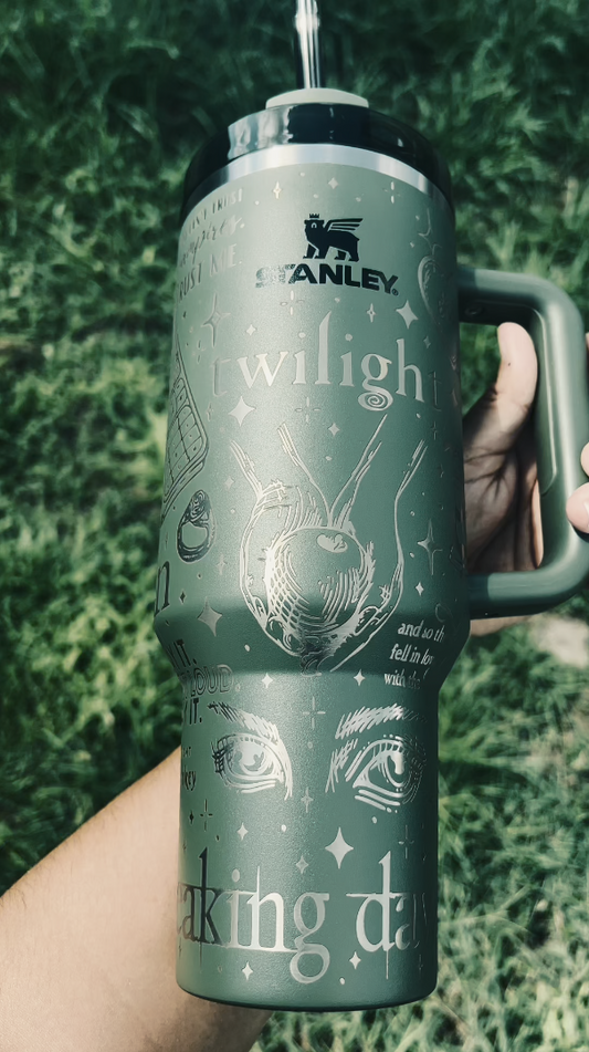Stanley x Twilight theme Engraved  40 oz Tumbler