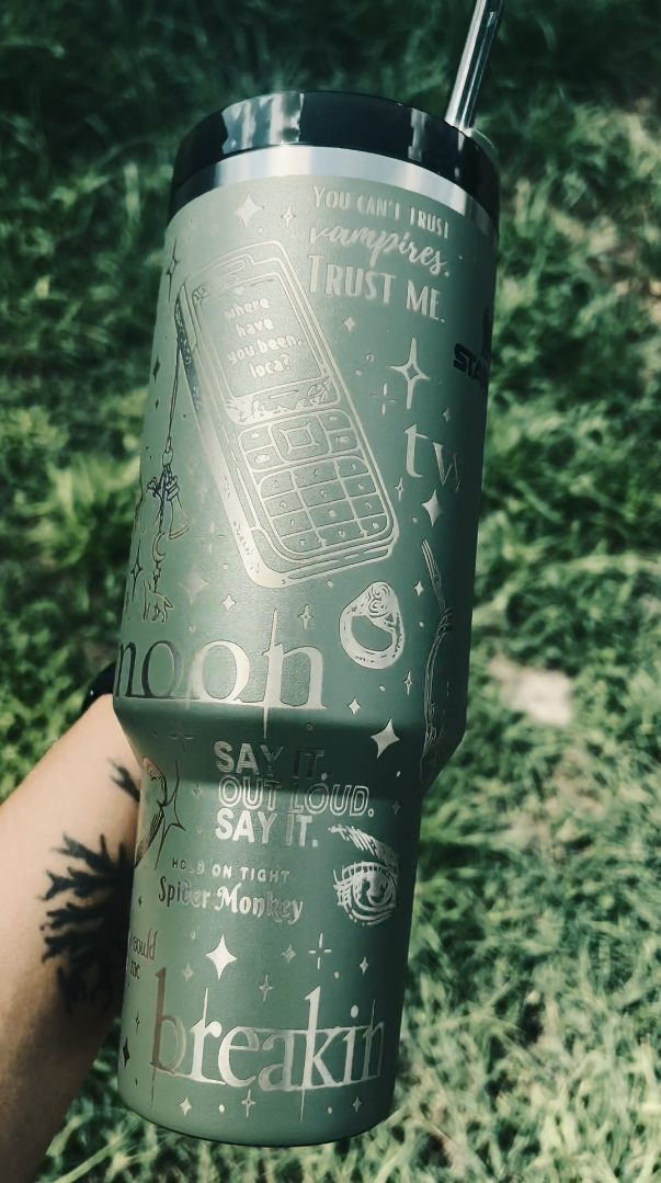 Stanley x Twilight theme Engraved  40 oz Tumbler