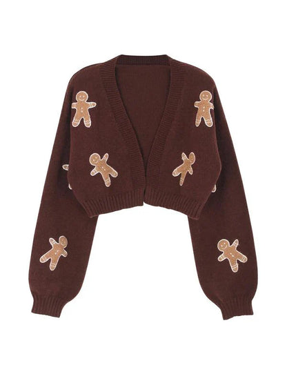 Viral Gingerbread Cardigan