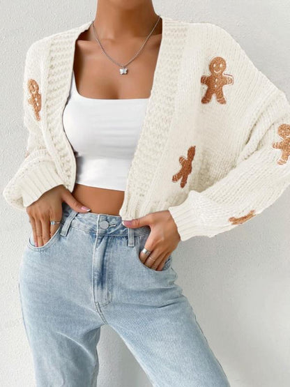 Viral Gingerbread Cardigan