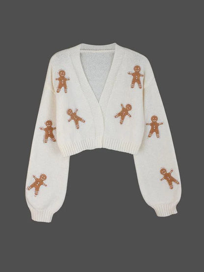 Viral Gingerbread Cardigan
