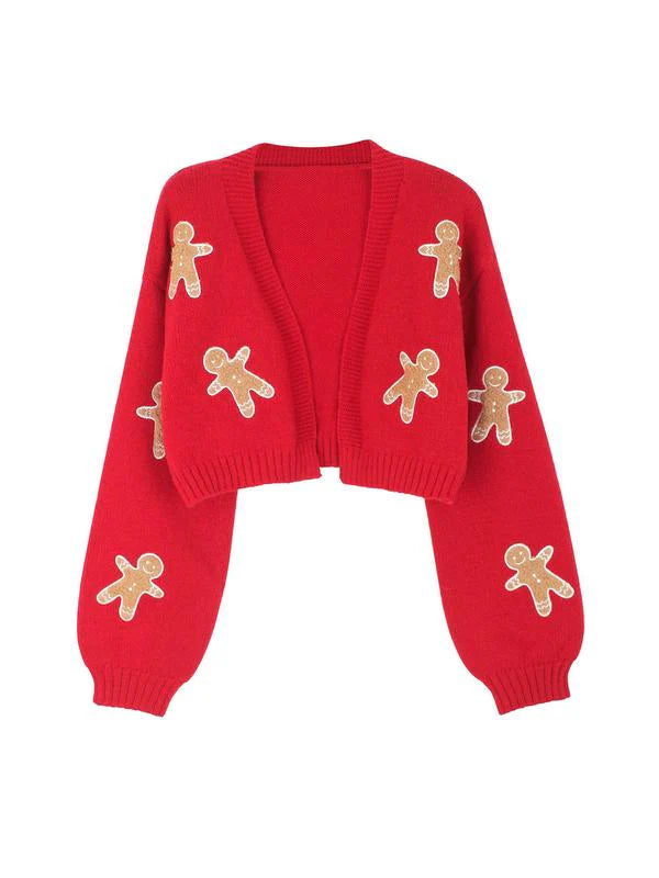 Viral Gingerbread Cardigan