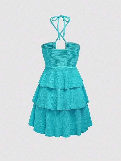 Halter Neck Mini Dress