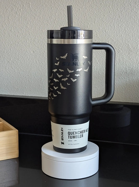 Bat Engraved Stanley 40oz Tumbler