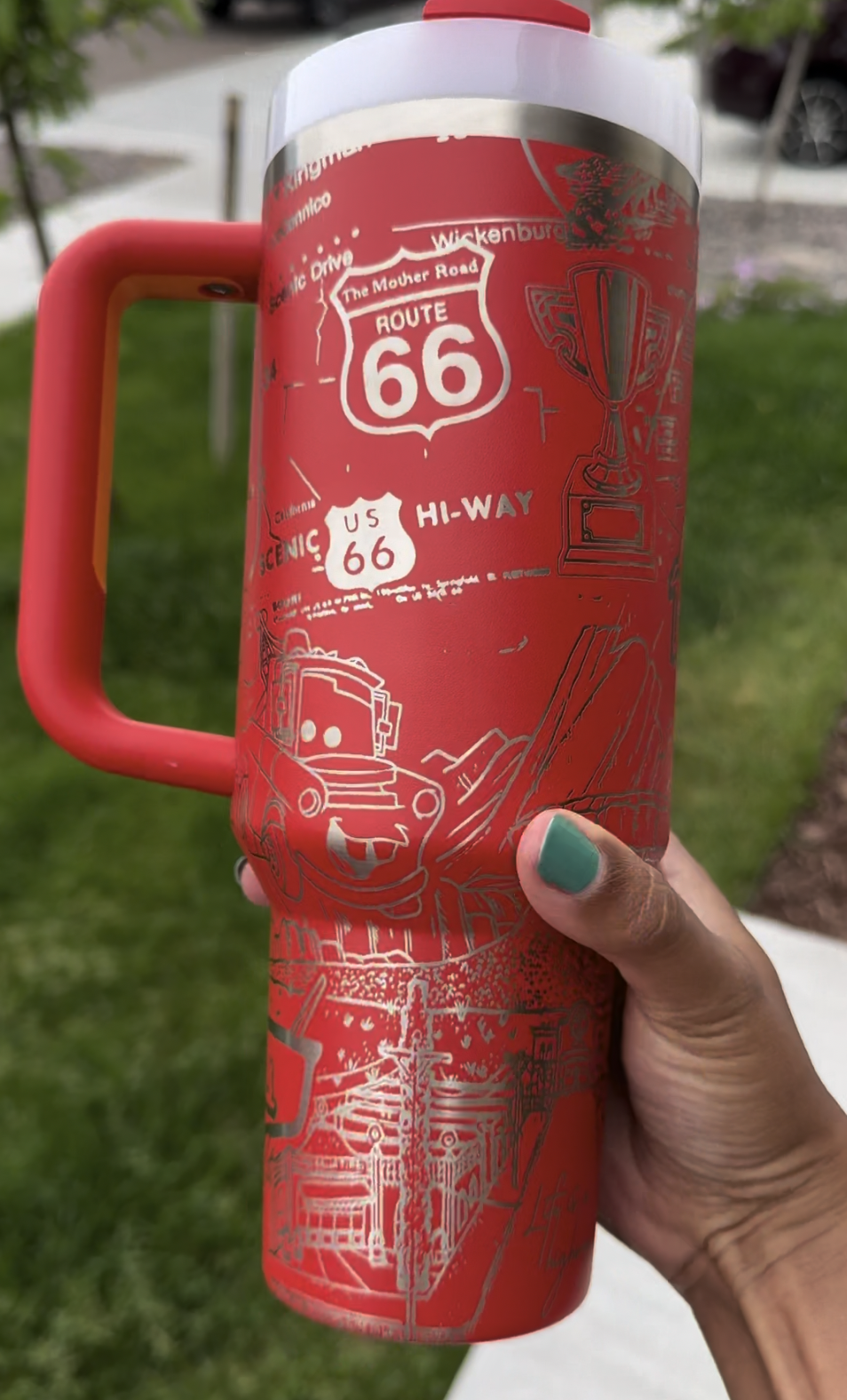 Lightning Red 40oz Tumbler